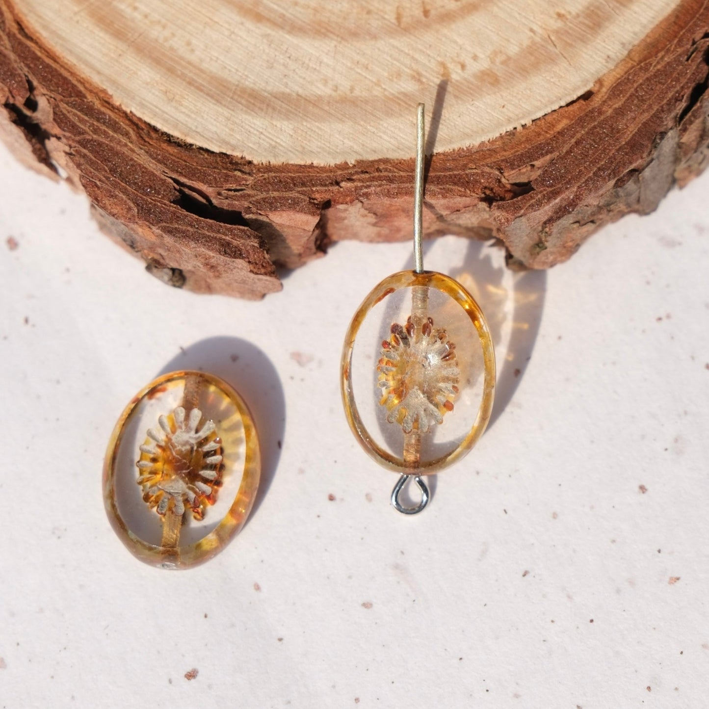 2/5pcs 14x10mm Oval Faceted Kiwi Czech Glass Beads for DIY Jewelry Making - BEADIFUL