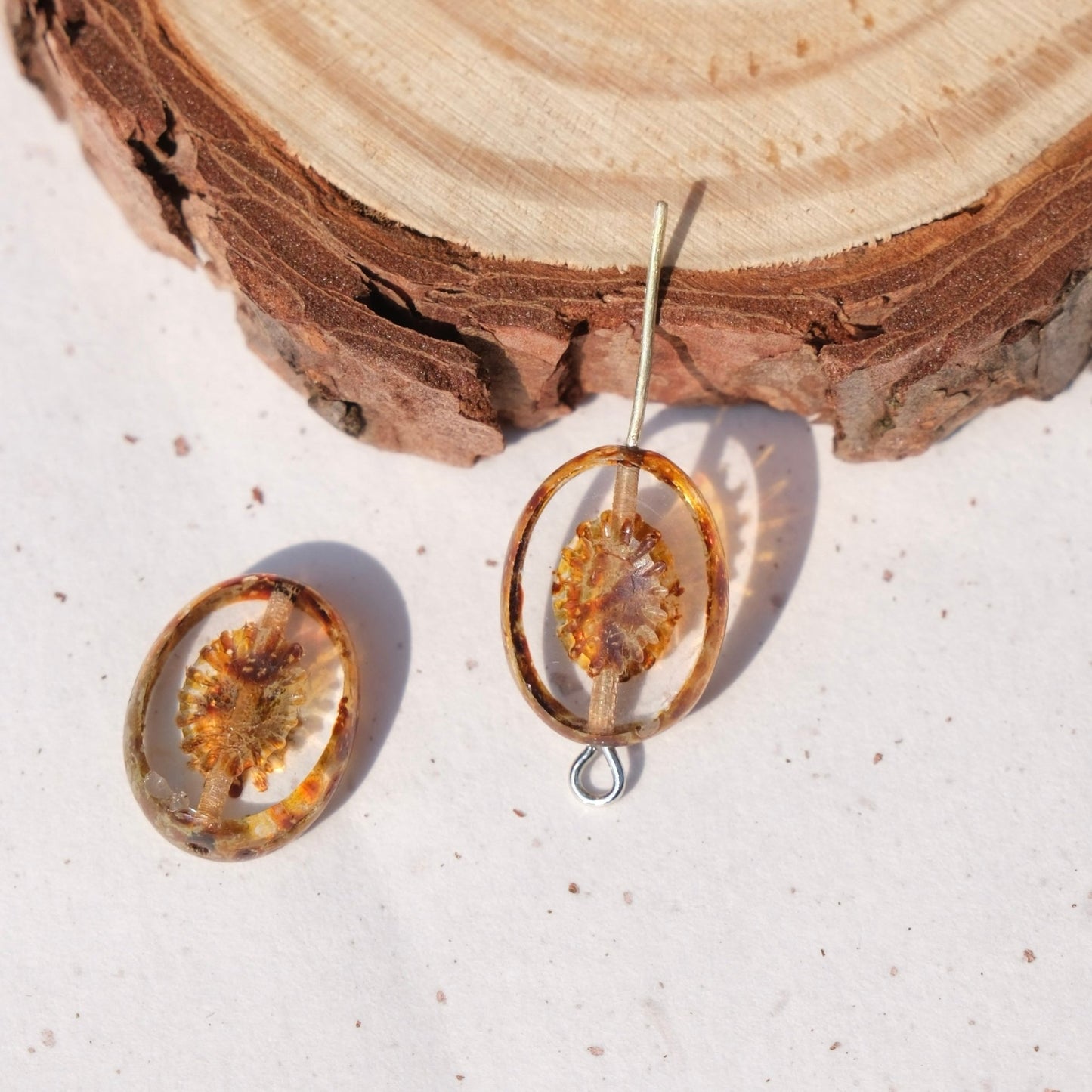 2/5pcs 14x10mm Oval Faceted Kiwi Czech Glass Beads for DIY Jewelry Making - BEADIFUL