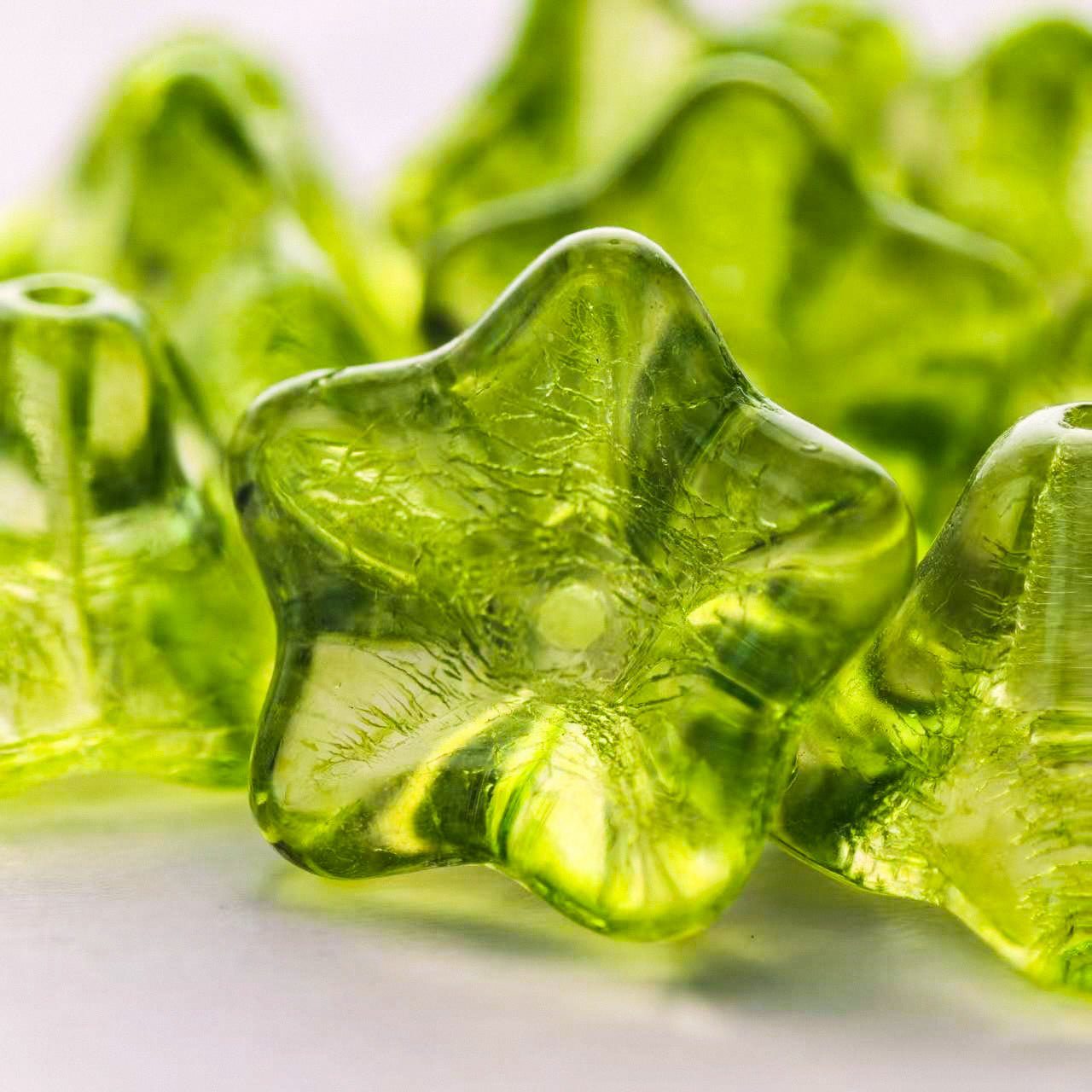 2/5pcs 8x13mm Picasso Color Trumpet Flower Czech Glass Beads for DIY Jewelry Making - BEADIFUL