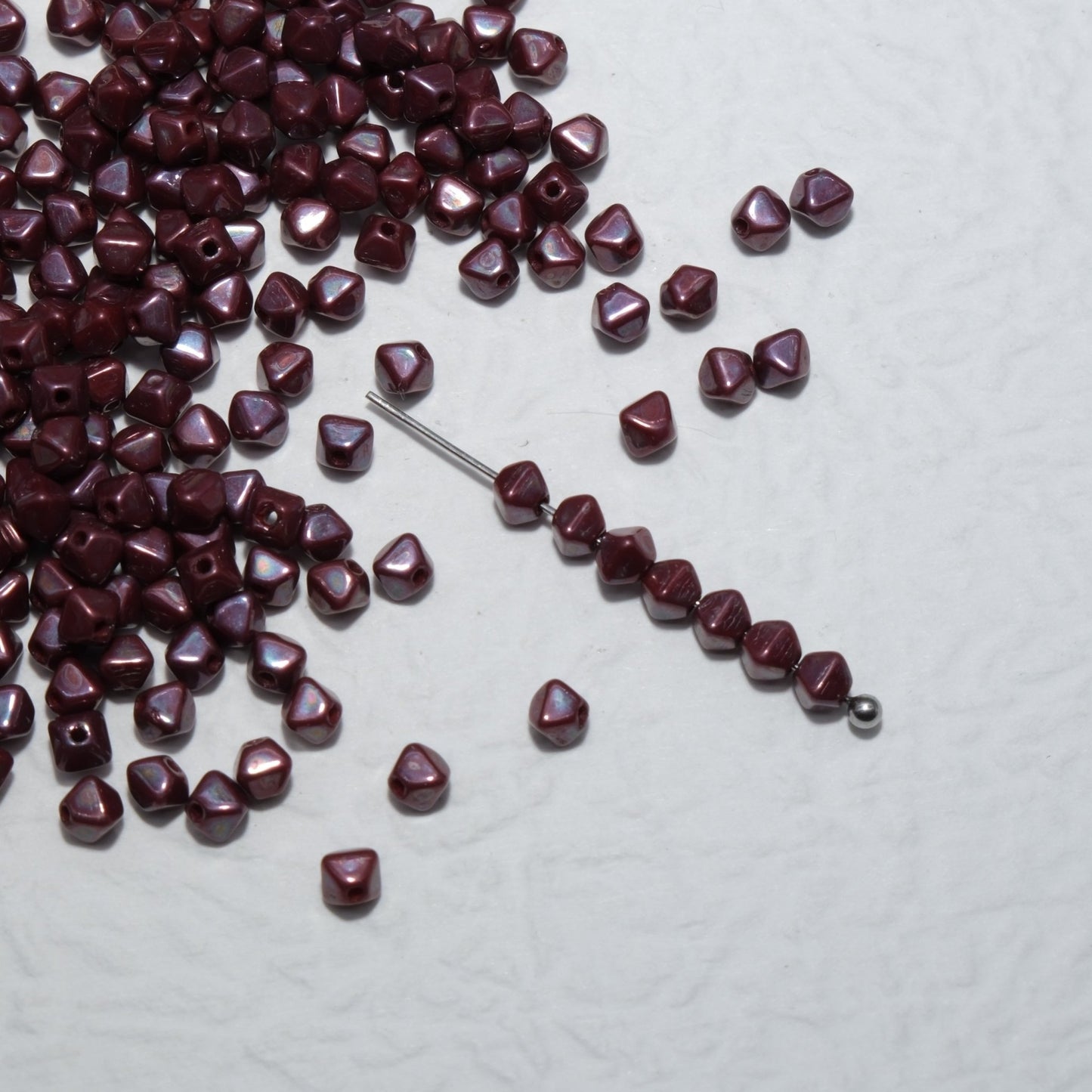 4mm 100pcs Picasso Color Series Czech Fire Polished Beads for Jewelry Making & Craft Projects Czech Glass Beads - BEADIFUL