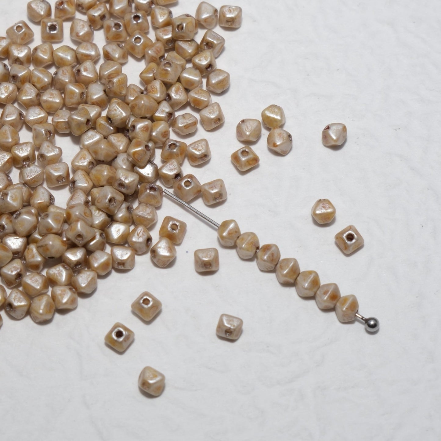 4mm 100pcs Picasso Color Series Czech Fire Polished Beads for Jewelry Making & Craft Projects Czech Glass Beads - BEADIFUL