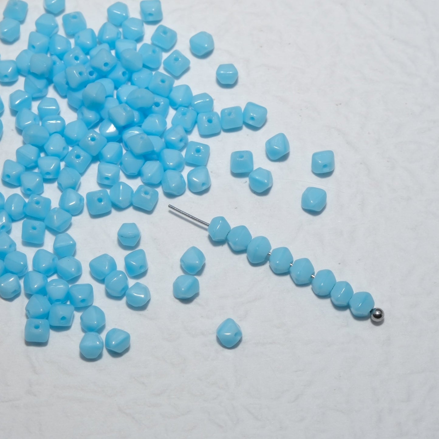 4mm 100pcs Picasso Color Series Czech Fire Polished Beads for Jewelry Making & Craft Projects Czech Glass Beads - BEADIFUL