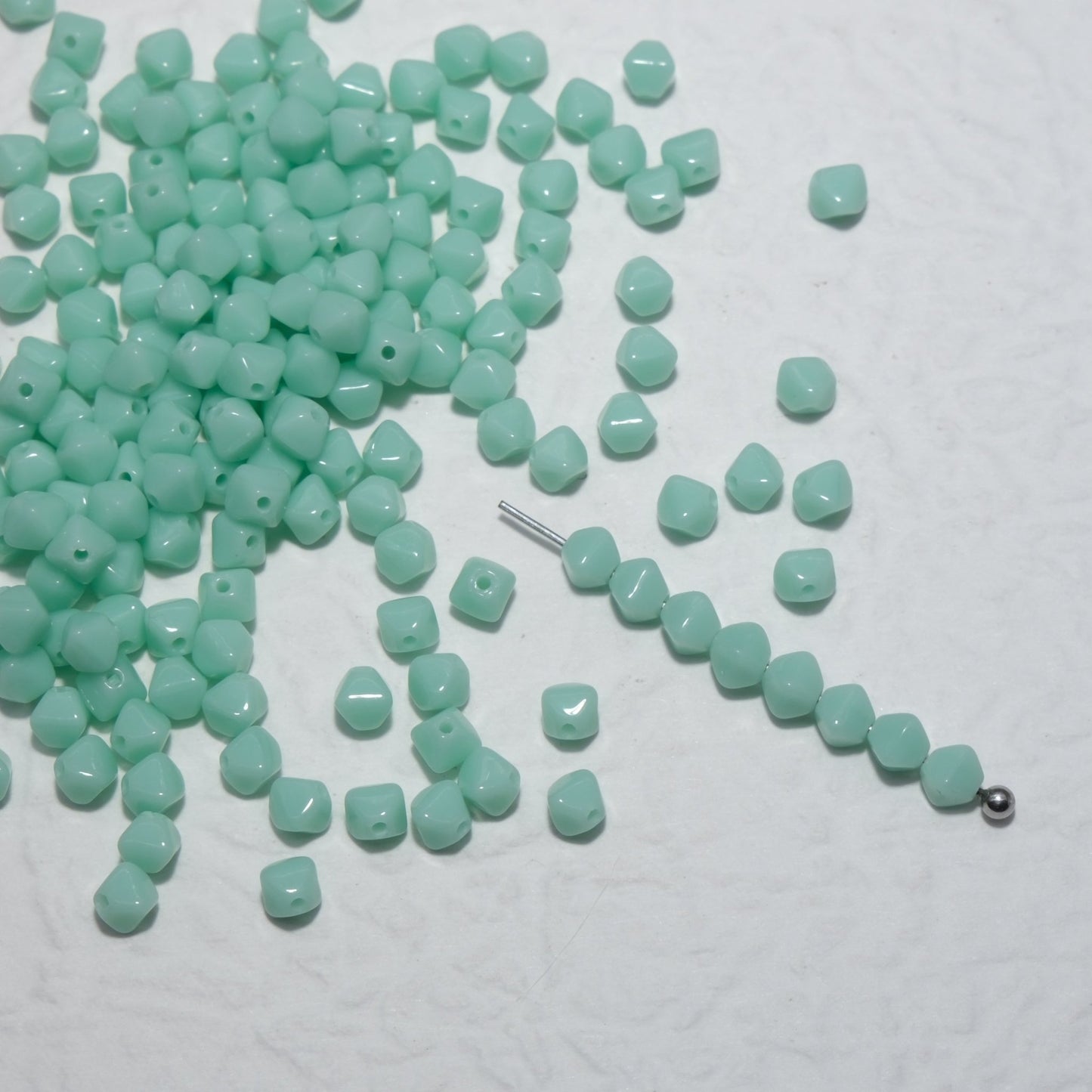 4mm 100pcs Picasso Color Series Czech Fire Polished Beads for Jewelry Making & Craft Projects Czech Glass Beads - BEADIFUL